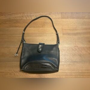 Brighton Black Leather Should Bag